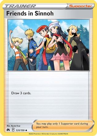 Friends in Sinnoh (131/159) [Sword & Shield: Crown Zenith] Reverse Holofoil