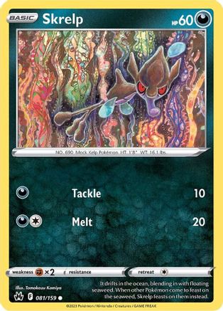 Skrelp (081/159) [Sword & Shield: Crown Zenith] Reverse Holofoil