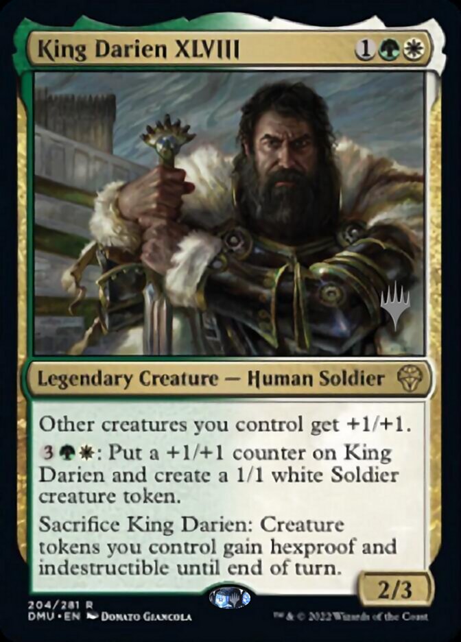 King Darien XLVIII (Promo Pack) [Dominaria United Promos] Foil
