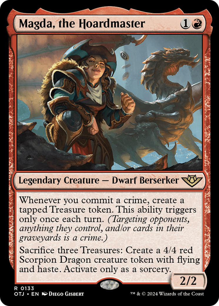 Magda, the Hoardmaster [Outlaws of Thunder Junction] Foil