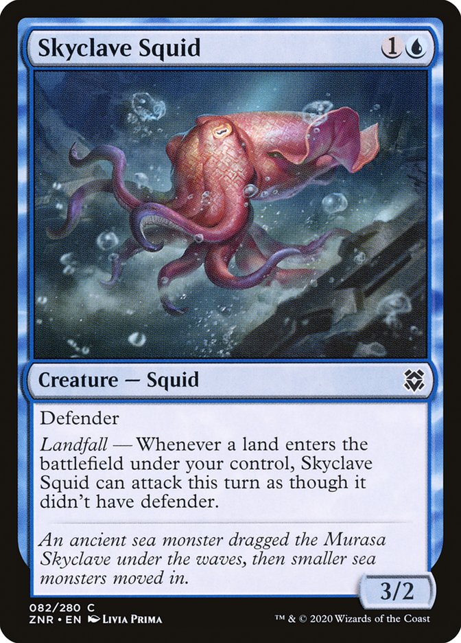 Skyclave Squid [Zendikar Rising] Foil