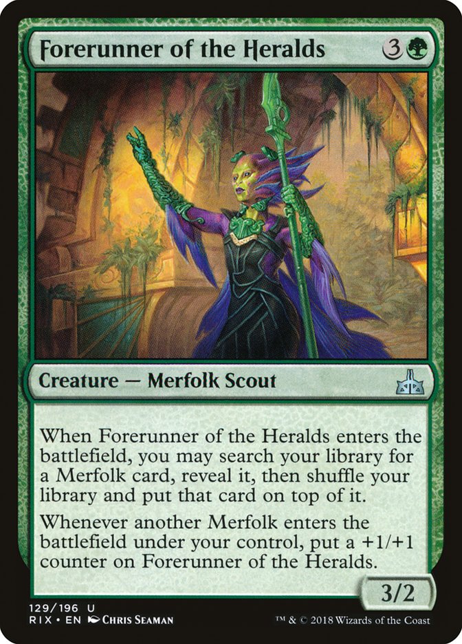 Forerunner of the Heralds [Rivals of Ixalan] Foil