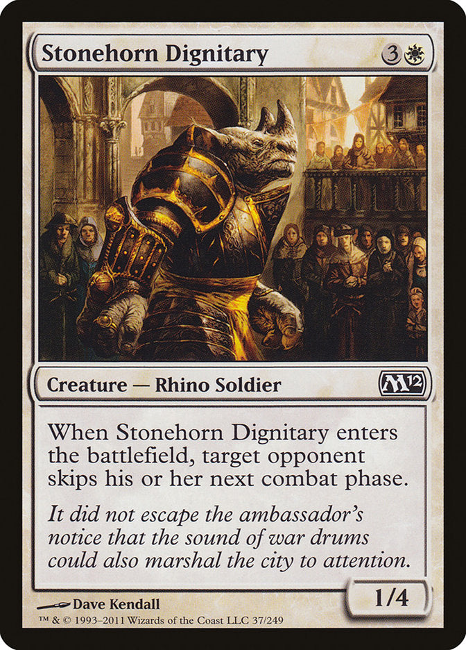 Stonehorn Dignitary [Magic 2012] Foil