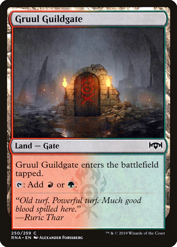 Gruul Guildgate (250/259) [Ravnica Allegiance] Foil