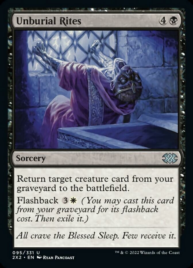 Unburial Rites [Double Masters 2022] Foil