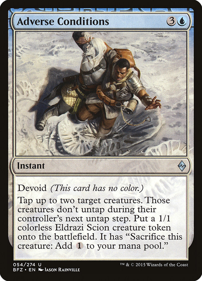Adverse Conditions [Battle for Zendikar] Foil
