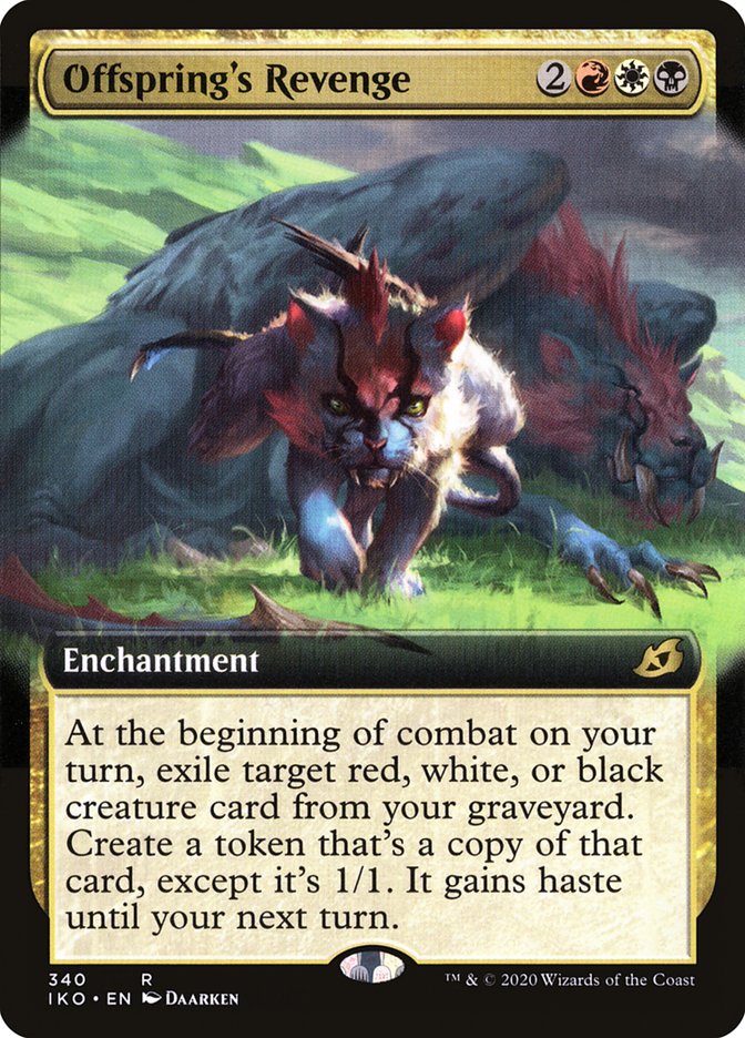 Offspring's Revenge (Extended Art) [Ikoria: Lair of Behemoths] Foil
