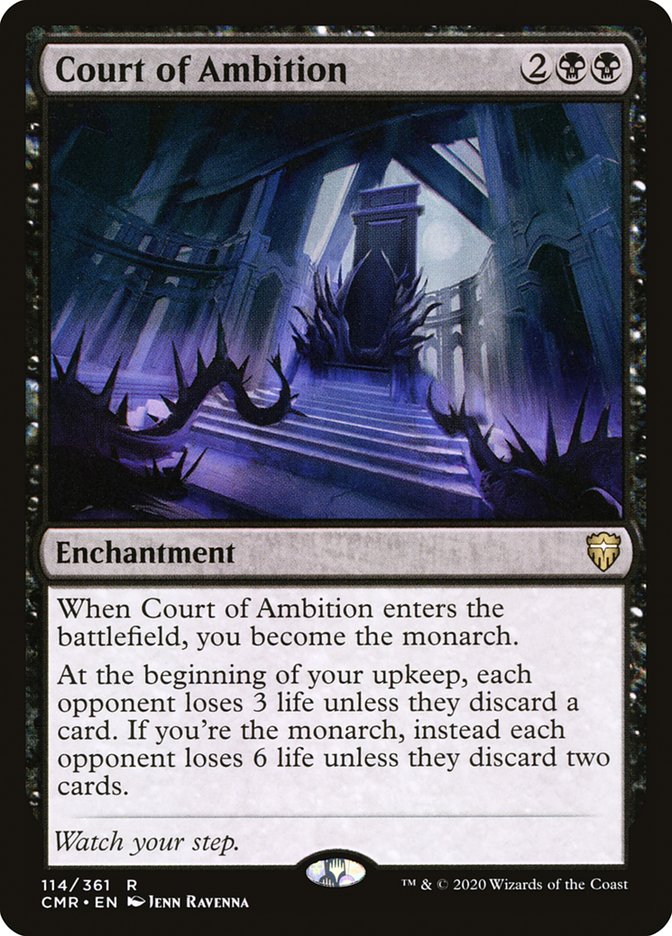 Court of Ambition [Commander Legends] Foil