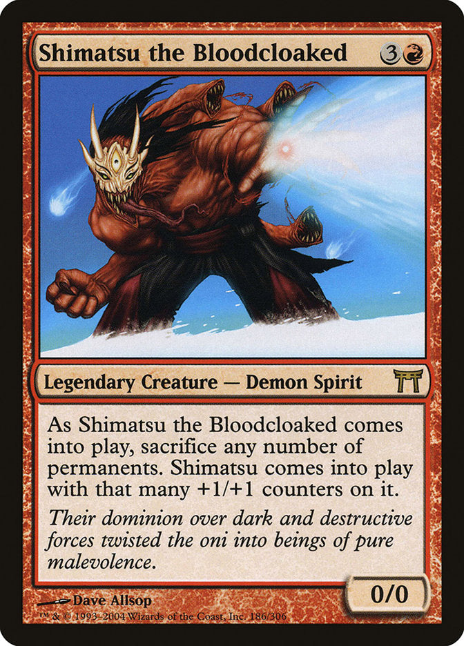 Shimatsu the Bloodcloaked [Champions of Kamigawa] Foil