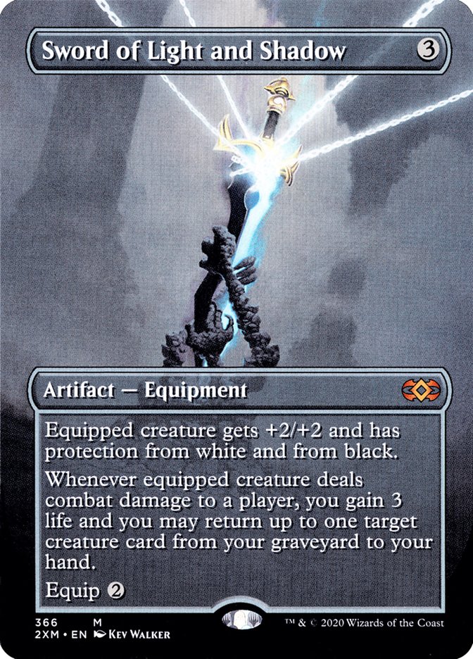 Sword of Light and Shadow (Toppers) [Double Masters] Foil