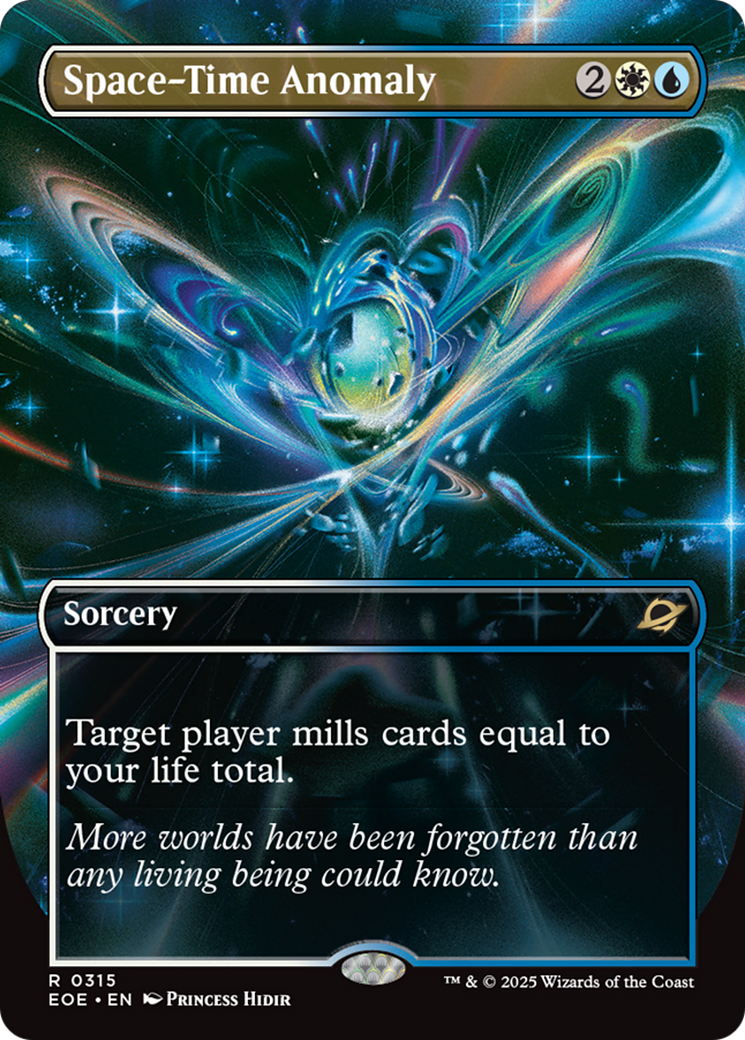 Space-Time Anomaly (Borderless) [Edge of Eternities] Foil