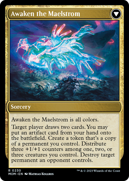 Invasion of Alara // Awaken the Maelstrom [March of the Machine] Foil