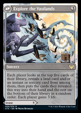 Wandering Archaic // Explore the Vastlands [Strixhaven: School of Mages] Foil