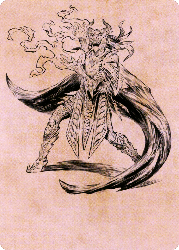 Livaan, Cultist of Tiamat // Livaan, Cultist of Tiamat  [Battle for Baldur's Gate Art Series] (Borderless) Foil