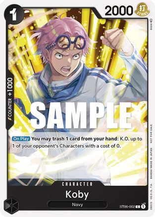 Koby (Promotion Pack 2023) (ST06-002) - [One Piece Promotion Cards]