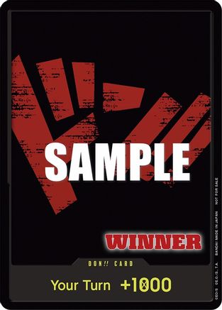 DON!! Card (Tournament Pack Vol. 2) [Winner] - [One Piece Promotion Cards]