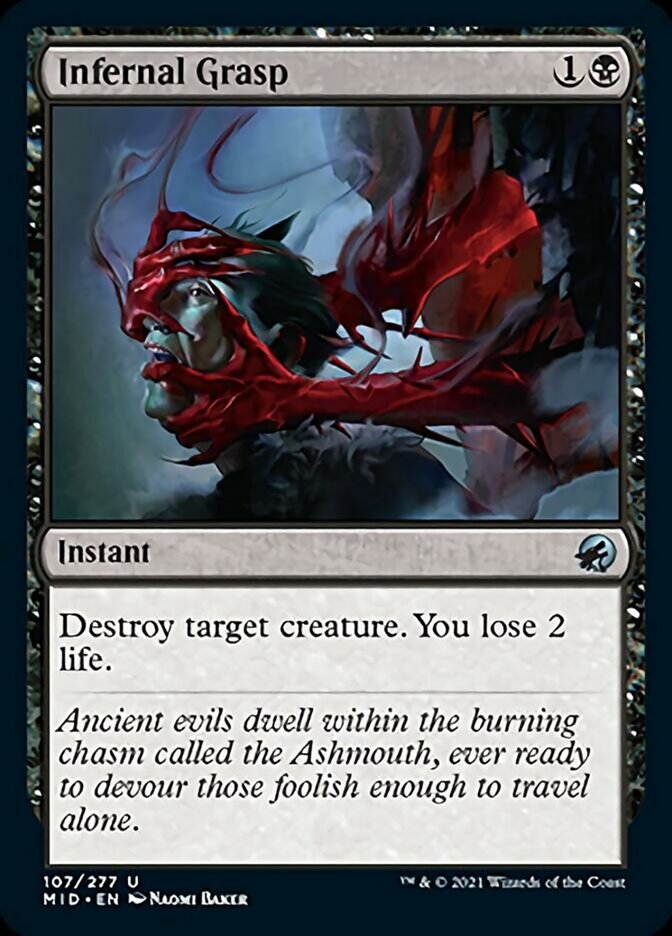 Infernal Grasp [Innistrad: Midnight Hunt] Foil