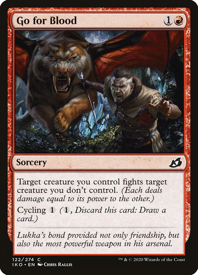 Go for Blood [Ikoria: Lair of Behemoths] Foil