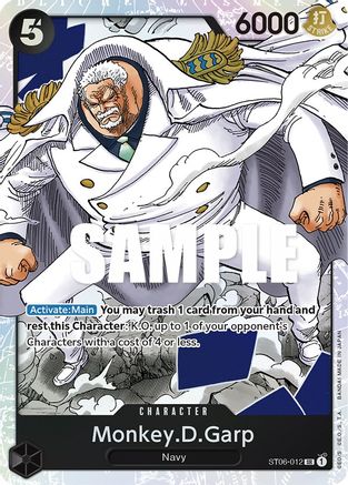 Monkey.D.Garp (ST06-012) - [Starter Deck 6: Absolute Justice] Foil