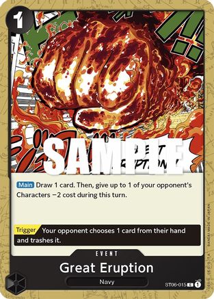 Great Eruption (ST06-015) - [Starter Deck 6: Absolute Justice]