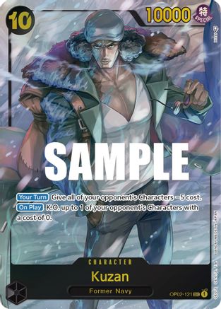Kuzan (121) (Alternate Art) (OP02-121) - [Paramount War] Foil