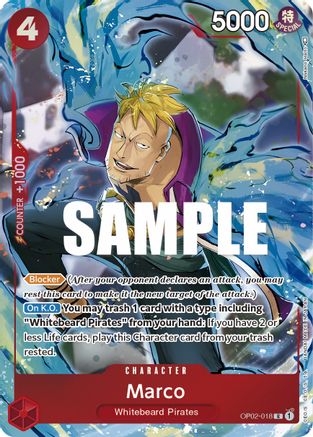 Marco (Alternate Art) (OP02-018) - [Paramount War] Foil