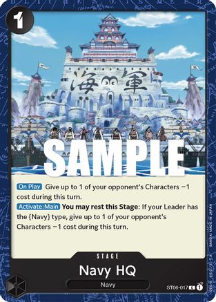 Navy HQ (ST06-017) - [Starter Deck 6: Absolute Justice]