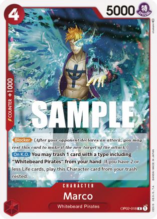 Marco (OP02-018) - [Paramount War] Foil