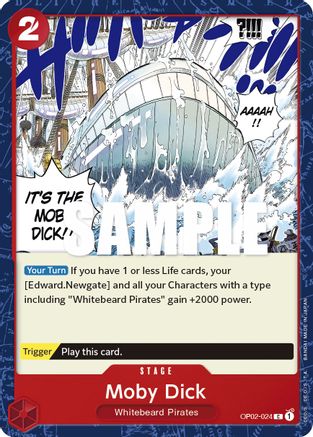 Moby Dick (OP02-024) - [Paramount War]