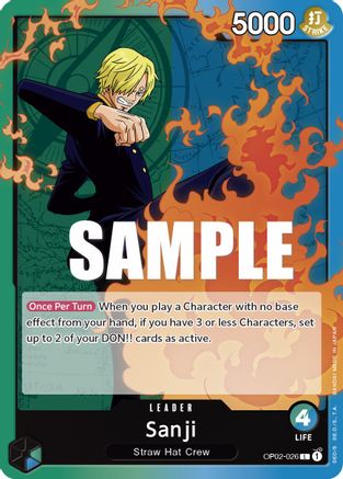 Sanji (OP02-026) - [Paramount War]