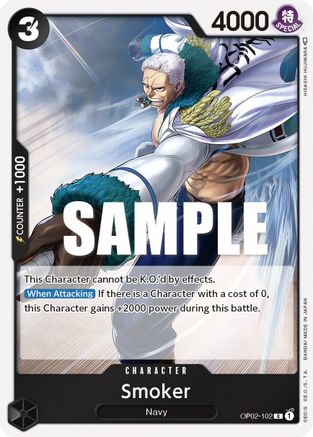Smoker (102) (OP02-102) - [Paramount War] Foil