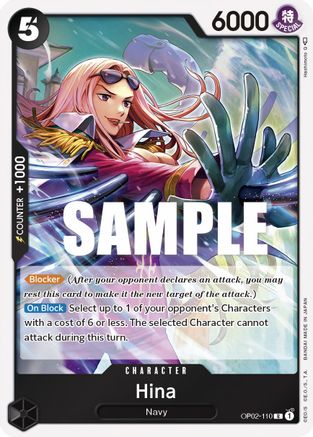 Hina (OP02-110) - [Paramount War] Foil