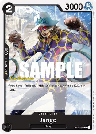Jango (OP02-100) - [Paramount War Pre-Release Cards]