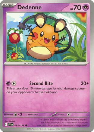 Dedenne (095/198) [Scarlet & Violet: Base Set] Reverse Holofoil