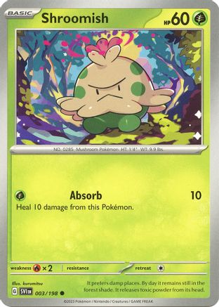Shroomish (003/198) [Scarlet & Violet: Base Set] Reverse Holofoil
