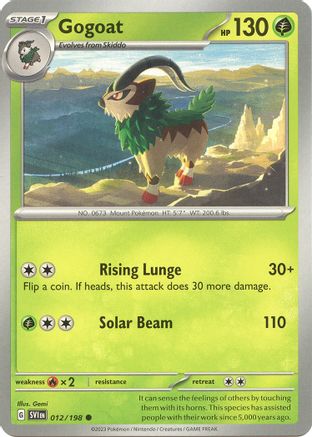 Gogoat (012/198) [Scarlet & Violet: Base Set] Reverse Holofoil