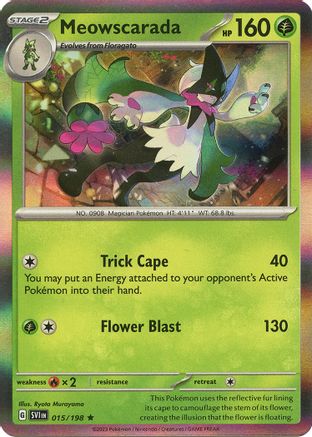 Meowscarada (015/198) [Scarlet & Violet: Base Set] Reverse Holofoil