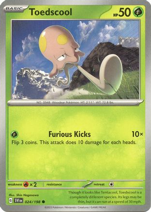 Toedscool (024/198) [Scarlet & Violet: Base Set] Reverse Holofoil