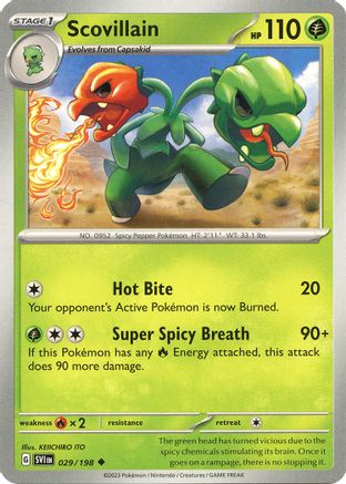Scovillain (029/198) [Scarlet & Violet: Base Set] Reverse Holofoil