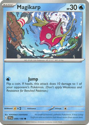Magikarp (044/198) [Scarlet & Violet: Base Set] Reverse Holofoil