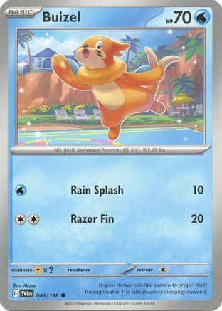 Buizel (046/198) [Scarlet & Violet: Base Set] Reverse Holofoil