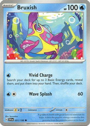Bruxish (051/198) [Scarlet & Violet: Base Set] Reverse Holofoil