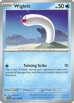 Wiglett (055/198) [Scarlet & Violet: Base Set] Reverse Holofoil