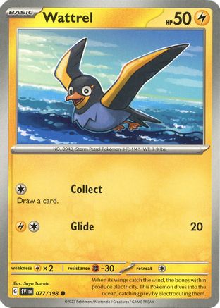Wattrel (077/198) [Scarlet & Violet: Base Set] Reverse Holofoil