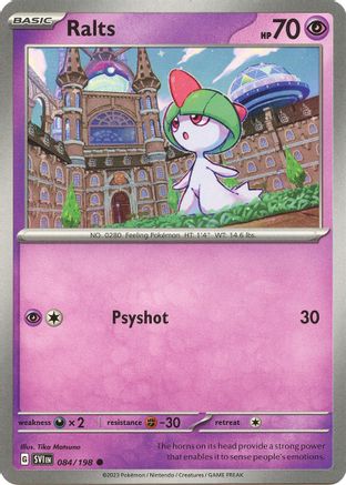 Ralts (084/198) [Scarlet & Violet: Base Set] Reverse Holofoil