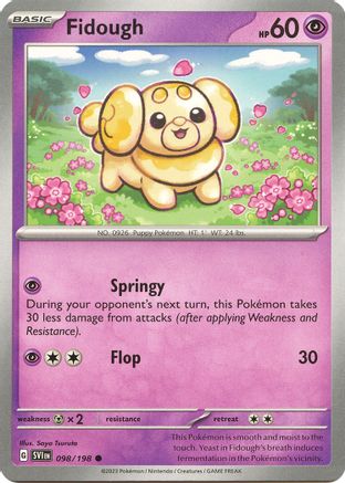 Fidough (098/198) [Scarlet & Violet: Base Set] Reverse Holofoil