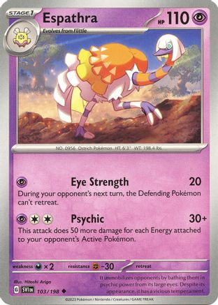 Espathra (103/198) [Scarlet & Violet: Base Set] Reverse Holofoil