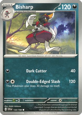 Bisharp (133/198) [Scarlet & Violet: Base Set] Reverse Holofoil