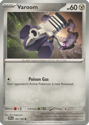 Varoom (140/198) [Scarlet & Violet: Base Set] Reverse Holofoil