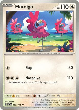 Flamigo (165/198) [Scarlet & Violet: Base Set] Reverse Holofoil